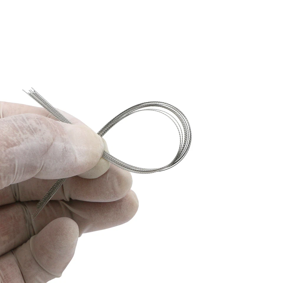 10 Pcs Dental Orthodontic Flat Strand Stainless Steel Lingual Retainer Wire - Image 3 of 4