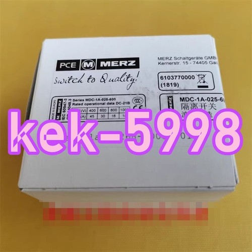 1PC NEU MERZ MDC-1A-025-600 Isolation rotary switch #CL - 第 1/4 張圖片