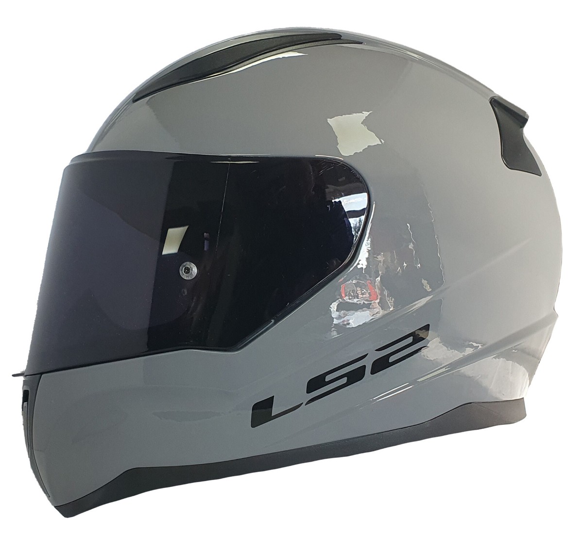 LS2 FF353 RAPID FULL FACE GRAY MOTORCYCLE HELMET NARDO GREY WITH DARK VISOR