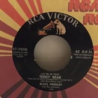 ELVIS  PRESLEY       7"  VINYL  SINGLE ,  TEDDY  BEAR  /  LOVING  YOU