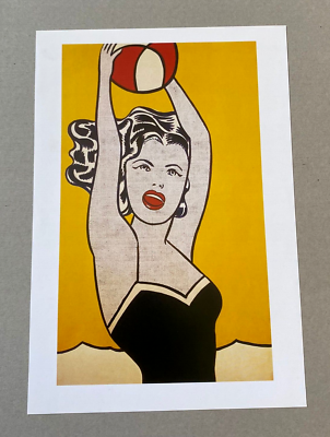 Rare Collectable Roy Lichtenstein Art Picture Print Poster Pop Art