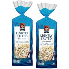 Quaker Rice Cakes, Lightly Salted, 4.47 oz 35 Calories 2 Pack