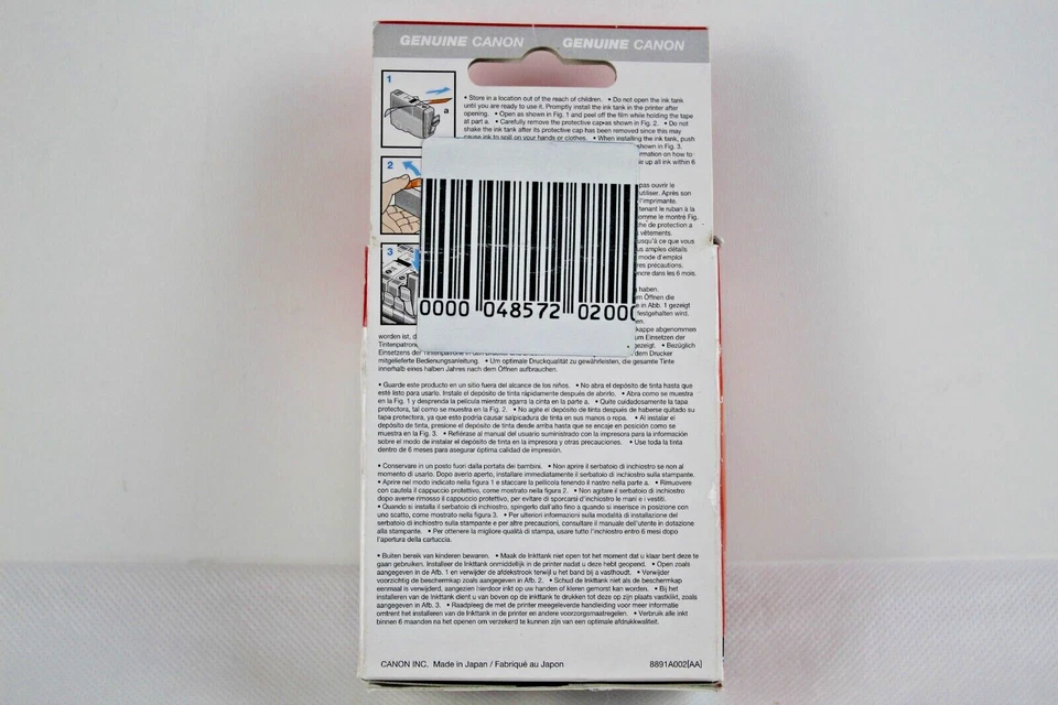 GENUINE AUTHENTIC CANON 6 RED BCI-6R INK CARTRIDGE. - Image 3 of 4