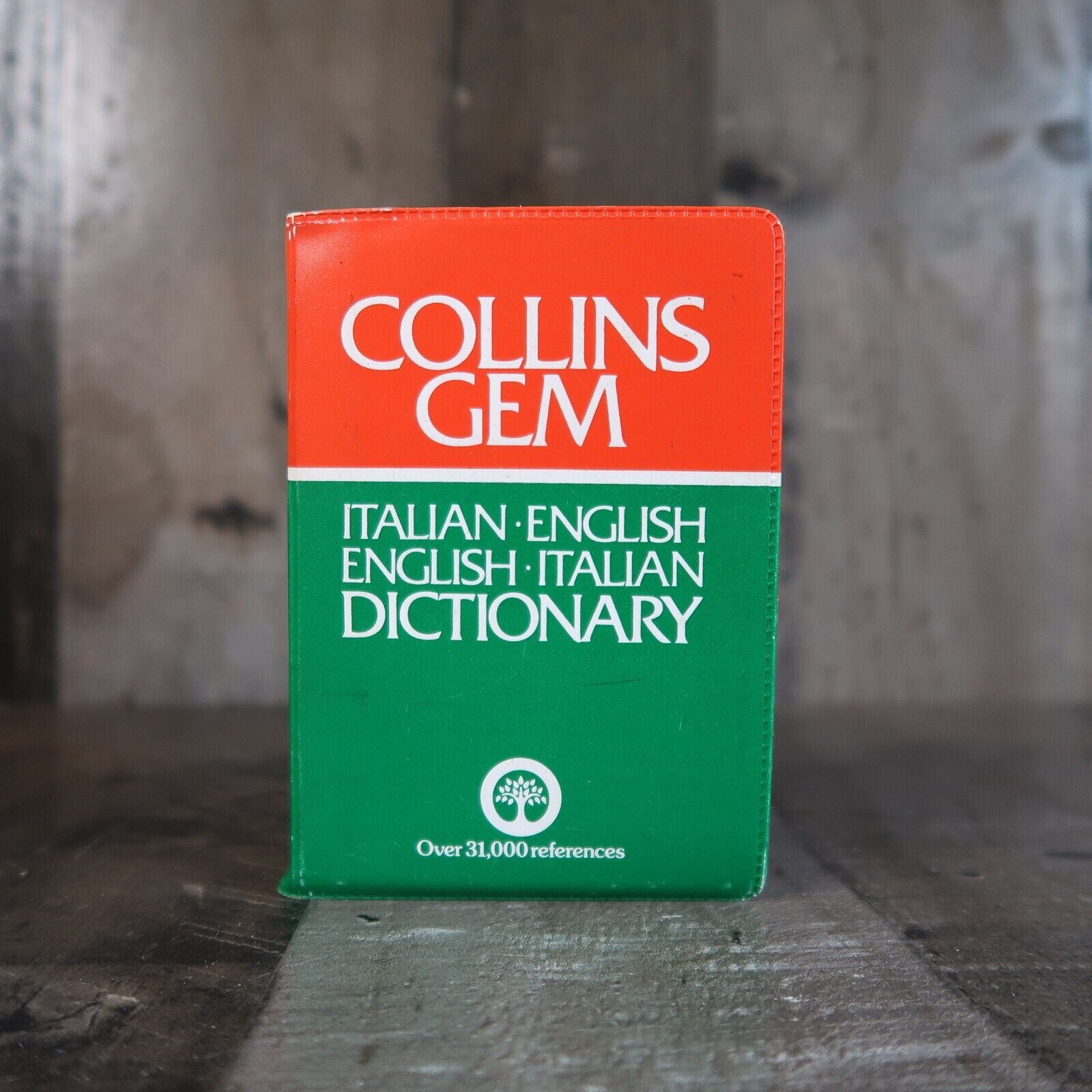 Collins Gem Mini Italian Dictionary Vintage( 1997)italian-English