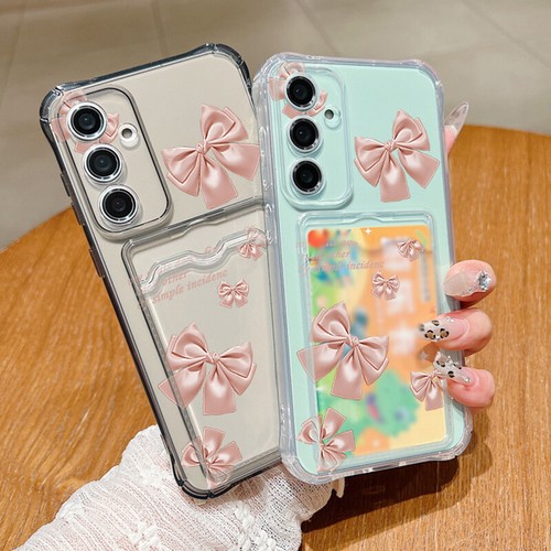 Flower Case With Card Holder For Samsung S25 Ultra S24 S23 FE S22 A16 Soft Cover - Picture 7 of 14