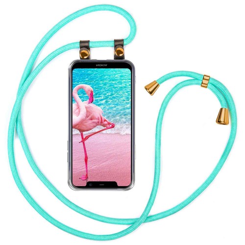 Handy Kette für Nokia 5.1 Plus Hülle mit Band Kettenhülle Kordel Umhängehülle - 第 11/18 張圖片