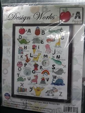 Design Works Cross Stitch Kit 3417 "ABC Fun" -New