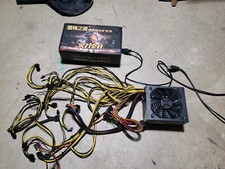 ATX 1800W - 2600W Modular GPU Mining Power Supply 8 GPU Miner PSU for Rig