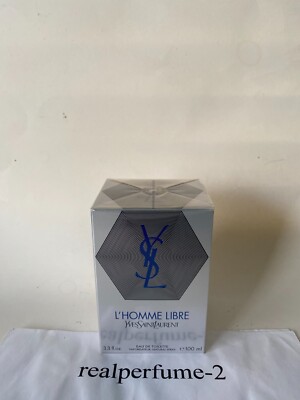 YSL L HOMME LIBRE by Yves Saint Laurent 3.4 oz EDT Spray. SEALED. 100%V REAL