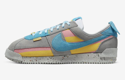 Nike Union Cortez Light Smoke Grey Blue Yellow Sneakers