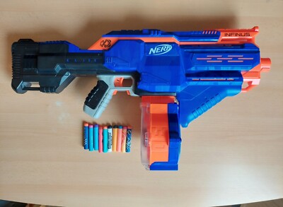 Nerf Elite Infinus Nerf Infinius mit original Trommelmagazin, 10 Darts