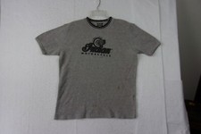 Original INDIAN MOTORCYCLE GRAY THERMAL SHORT SLEEVE SWEATER MEN'S L USED 