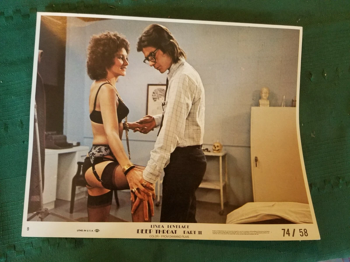 Linda Lovelace Deep Throat Part II Lobby Card Color 10 X 8 | eBay