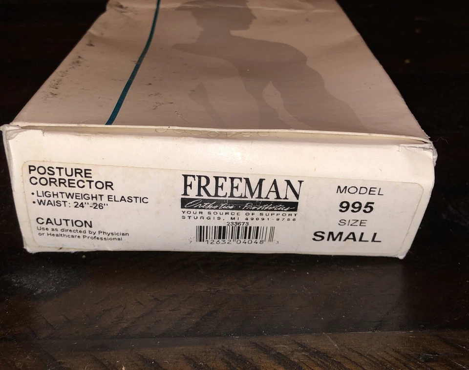 Freeman NUEVO CORRECTOR DE POSTURA CINTURA ELÁSTICA LIGERA MODELO 995 Talla Pequeña Foto 3 de 3