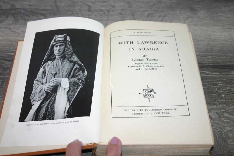 With Lawrence in Arabia by Lowell Thomas 1924 First Edition R-764 - Image 2 of 4