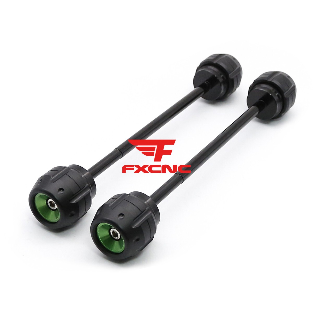 For Ninja ZX-6R ZX6R 2009-2022 Front Rear Axle Fork Crash Sliders