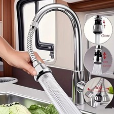 360° Swivel Water Kitchen Tap Head Saving Faucet Extender Sink Spray Jet Aerator
