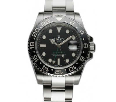 Rolex GMT-Master II 40mm Black Ceramic Bezel Black Dial 116710