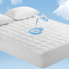 Queen Cooling Mattress Pad for Hot Sleepers, Waterproof Cold Mattress Topper wit