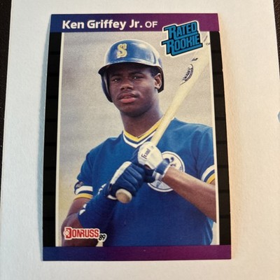 1989 Donruss KEN GRIFFEY Jr #33 Rated Rookie RC   Near Mint Mariners/Reds HOF