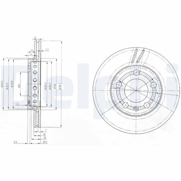 2X Bremsscheibe Vorderachse FüR Skoda VW Fabia I Combi Stufenheck II Roomster-image