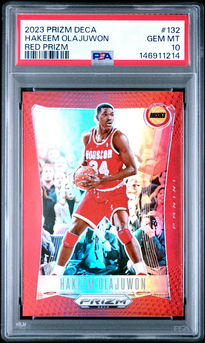 Hakeem Olajuwon 10 Graded Basketball Sports Trading Cards 