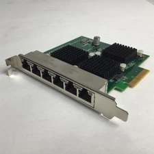 HotLava Diamond Head 12G6CB 6X1GbE 6-Port RJ45 Gigabit PCIe Controller Card NIC