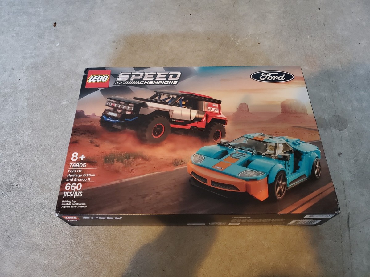 LEGO SPEED CHAMPIONS: Ford GT Heritage Edition and Bronco R (76905