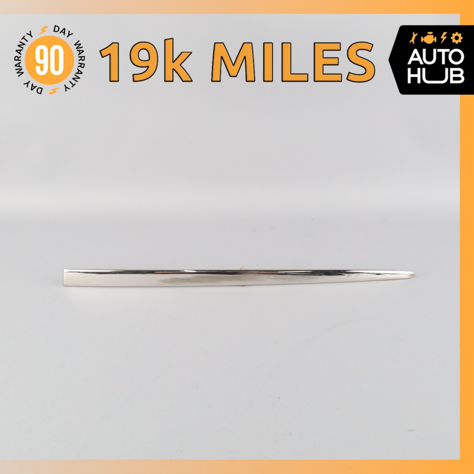 03-10 Bentley Continental GTC GT Rear Right Bumper Molding Trim Chrome OEM 19k