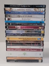 20 Jesus DVD Lot - God Christian Bible Religion Christ Nativity Ministry DVDs