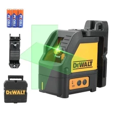 DeWalt DW088CG 165 ft. Green Beam Self-Leveling Cross Line Laser Level