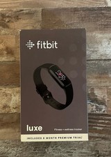 Fitbit Luxe Fitness Tracker Graphite Stainles...