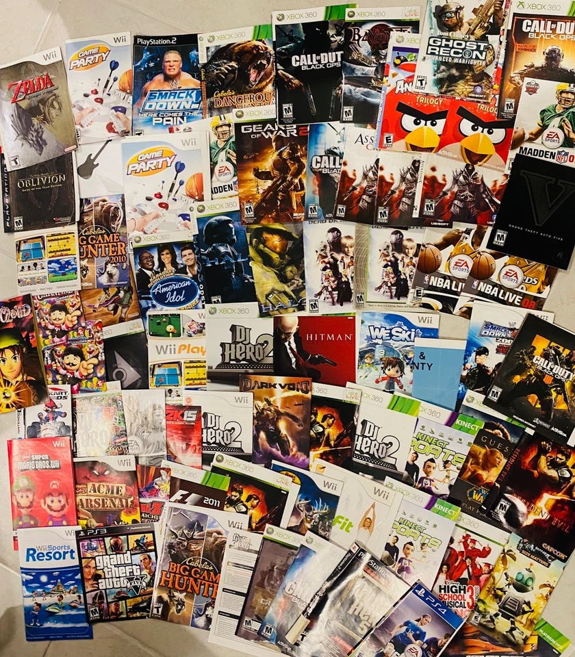 Huge Vintage lot of video games guides and manuals GTA Map included. Approx 80 - Image 4 of 4