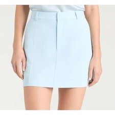 Cinq Sept Marie Skort Whispering Sky Baby Blue 6 Small Preppy Minimalist NEW