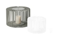 Philippi Windlicht Oslo Low, GrößE L, D 30 Cm, H 21 Cm, Stahl Und Glas, Design