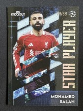Mohamed Salah 2025-26 Topps Knockout UCC Star Player Blue /99