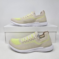 Athletic Propulsion Labs APL TechLoom Breeze 'Beige/Yellow' Shoes / Men's 7