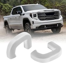 Tow Hook Covers Fit for GMC Sierra 1500 2019-2025 Vertical White
