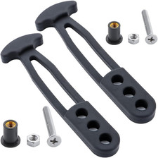 2 Pcs Boat Telescoping Ladder Strap, 3 Adjustable Mounting Holes for 2 Step 3 St