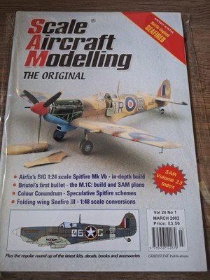 SCALE AIRCRAFT MODELLING Magazine March  2002  Vol 24  issue 1 Very Rare 