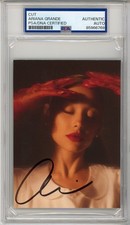 SIGNED Ariana Grande Eternal Sunshine Album Cover Cut Autograph PSA DNA COA