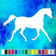 HORSE Silhouette cut vinyl decal #6 car window sticker Horse Riding, Horse Girl