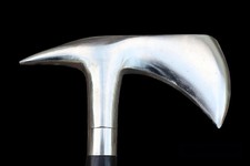 Antique Walking Stick Cane for Elders Axe Head Solid Handle Walking Stick Cane N