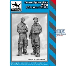BLACK DOG BDF32171 German fighter pilots WW II set 1:32