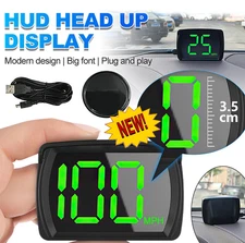 Car Accessories HUD GPS Head Up Display Speedometer Digital Speed MPH Plug Play
