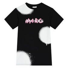 Little Marc Jacobs Girls Graffiti Short-Sleeved Dress, Size 4Y