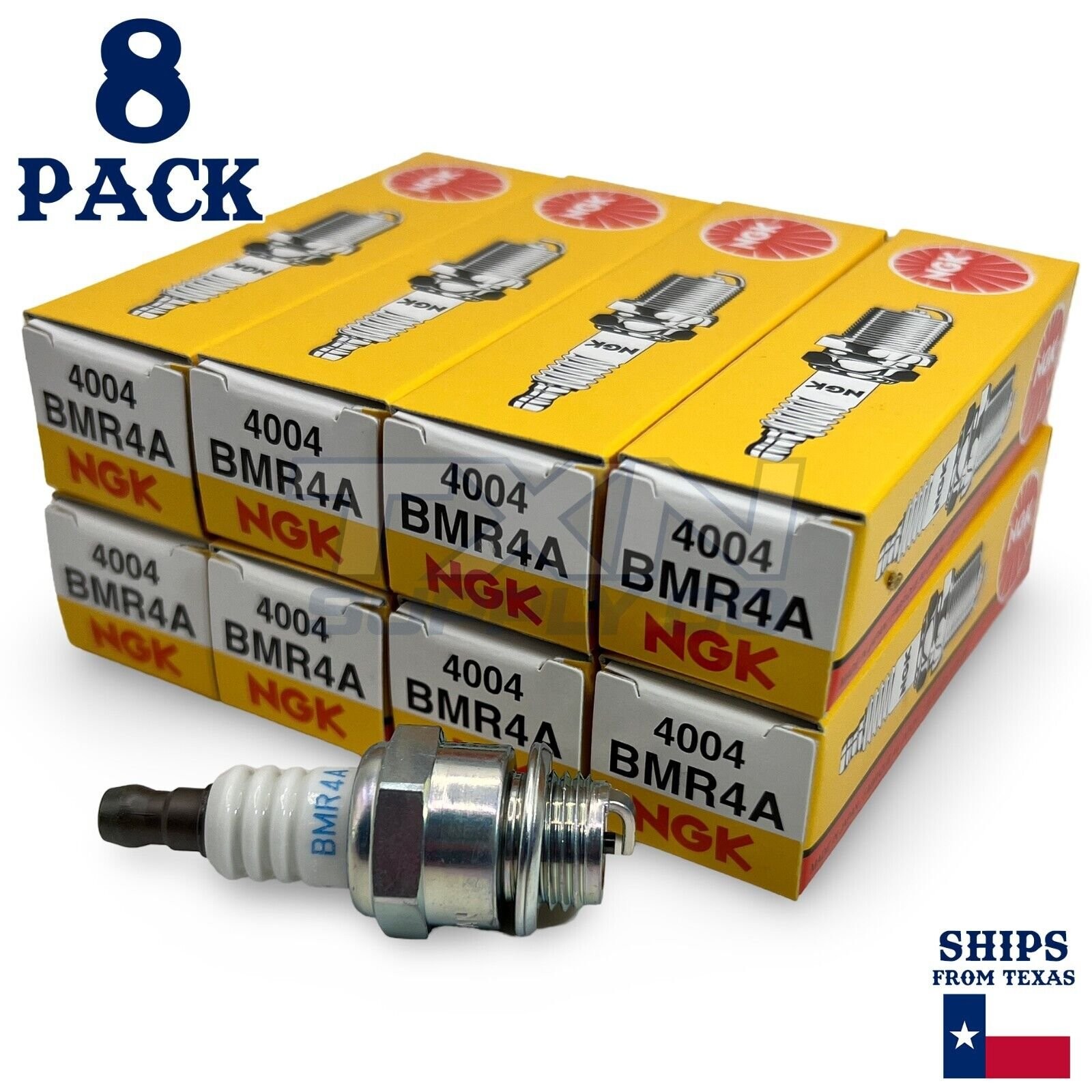 NGK 4004 Spark Plug BMR4A - 8 Pack