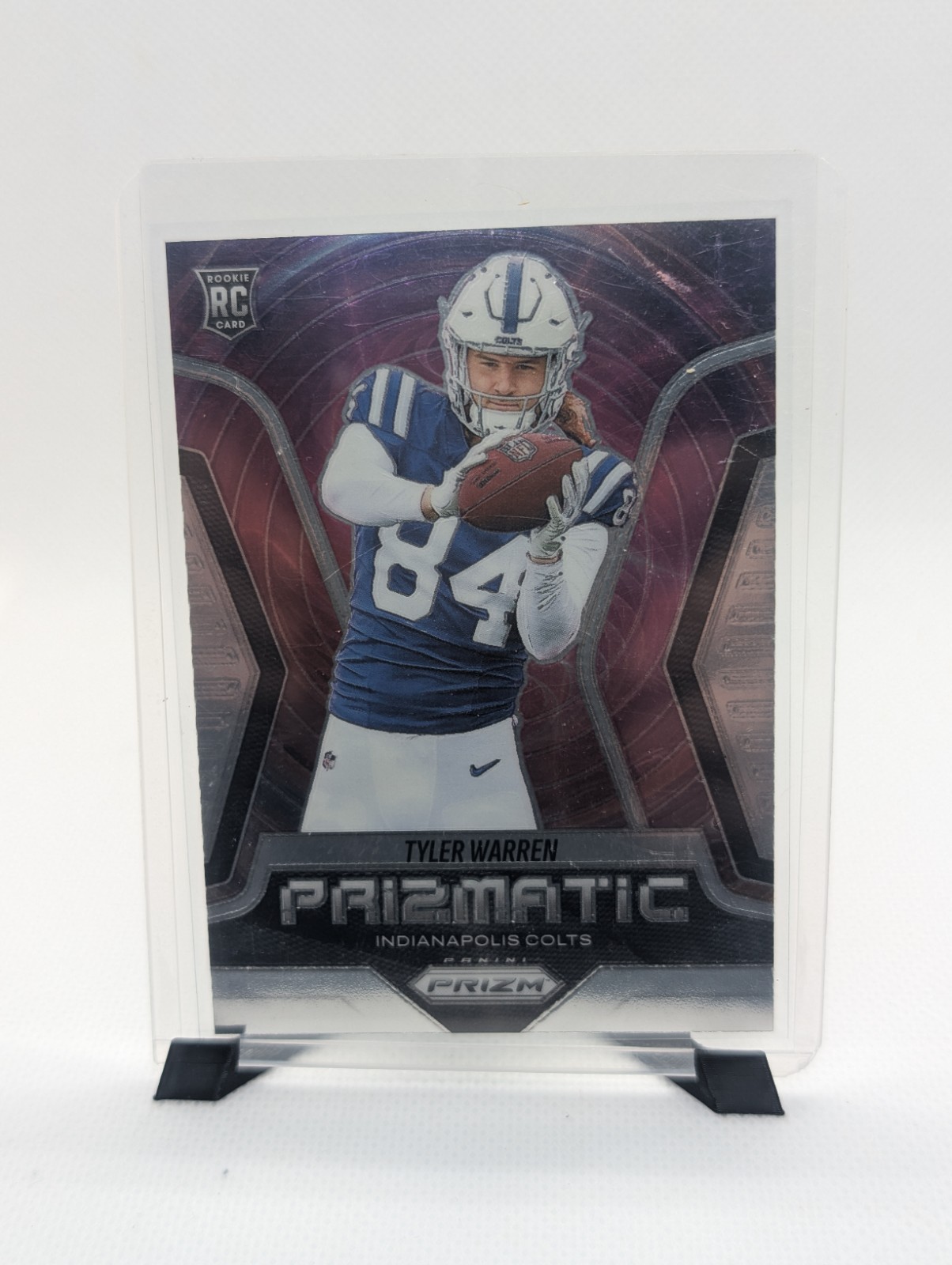 Tyler Warren RC 2025 Panini Prizm NFL Prizmatic Rookie Insert Card-#15 Colts