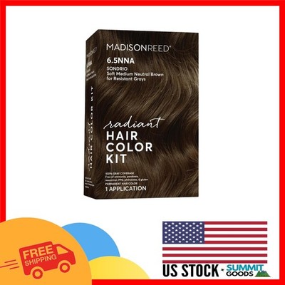 Luxurious 6.5NNA Medium Brown Hair Dye   Permanent, Gray Coverage & Conditioning