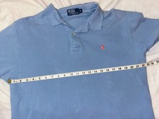Polo Ralph Lauren Mens XL Light Blue Short Sleeve Polo Shirt Classic Pony Logo